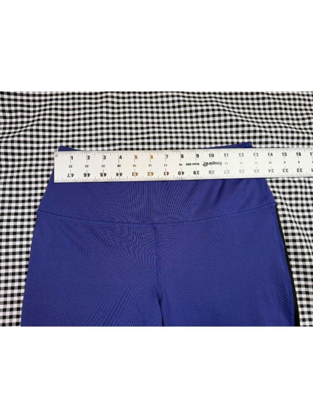 Ruby Ribbon Leggings Womens Medium Purple Black Blue Crop Athletic Yoga Pants - Picture 3 of 5